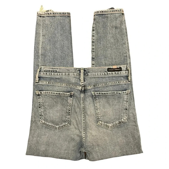 Citizens of Humanity COH Olivia High Rise Slim Ankle Backroad Denim Size 28 - Picture 9 of 14